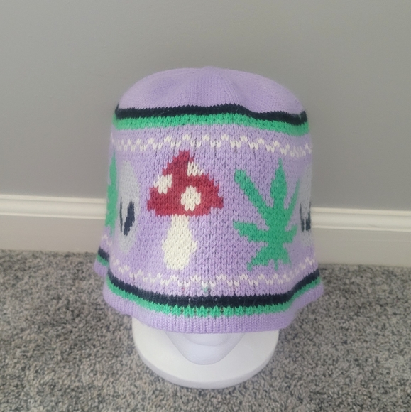 Urban Outfitters Accessories - Urban Outfitters Alien Mushroom 420 Bucket Hat